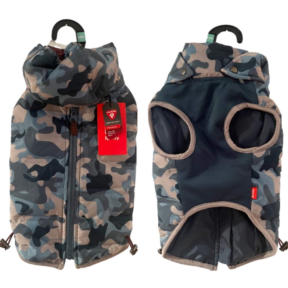 Reddy PrimaLoft Insulated Navy Camo Dog Puffer Vest